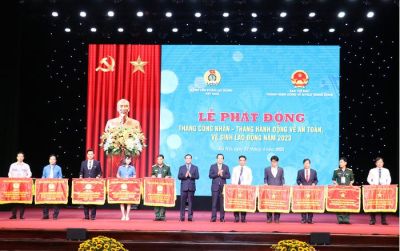 Phát động Tháng công nhân - Tháng hành động về an toàn vệ sinh lao động năm 2023