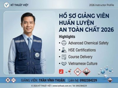 Hồ Sơ Giảng Vi&ecirc;n Huấn Luyện An To&agrave;n H&oacute;a Chất 2026 | KỸ THUẬT VIỆT